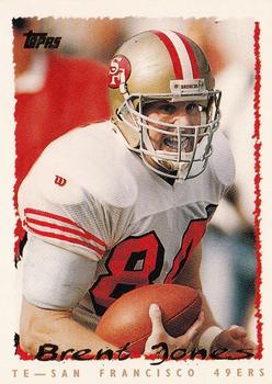 Brent Jones San Francisco 49ers 1995 Topps NFL #178